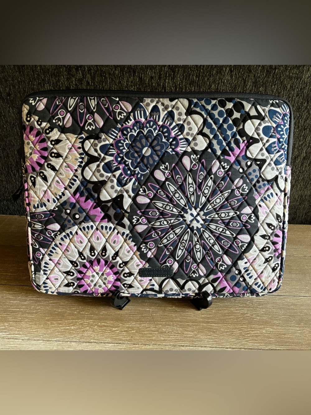 Vera Bradley Retired Quilted Laptop Sleeve in Mimosa Medallion